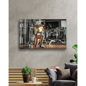 Spor Fıtnes Cam Tablo Sports Fitness 50x70 cm