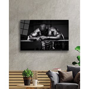 Spor Fıtnes Cam Tablo Sports Fitness 36x23 cm