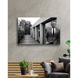 Siyah Beyaz İnsan Fotoğrafları Cam Tablo 50x70 cm