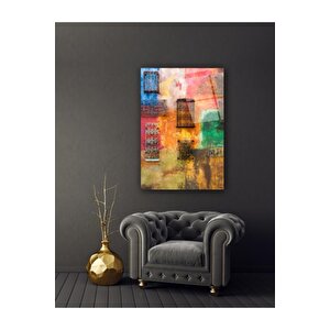Küba Ev Cam Tablo 70x110 cm