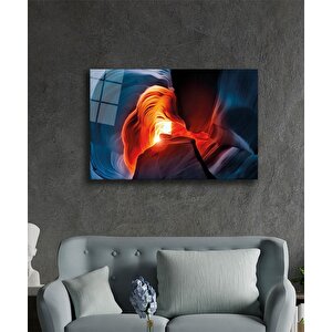 İllüstrasyon Cam Tablo Illustration Art 110x70 cm