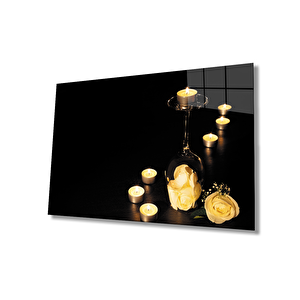 Mum Cam Tablo Candle Table 36x23 cm