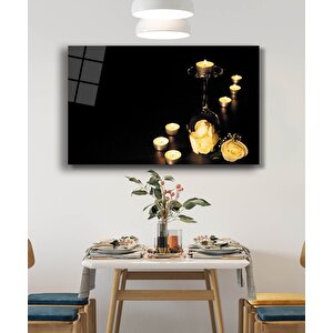 Mum Cam Tablo Candle Table 36x23 cm