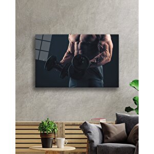 Spor Fıtnes Cam Tablo Sports Fitness 50x70 cm