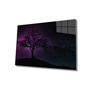 İllüstrasyon Cam Tablo Illustration Art 90x60 cm