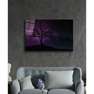 İllüstrasyon Cam Tablo Illustration Art 90x60 cm