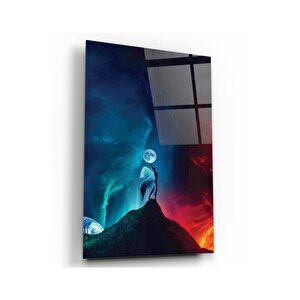 Melek Cam Tablo 50x70 cm