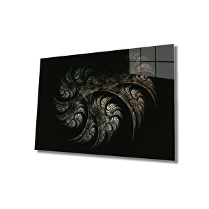 Soyut İllüstrasyon Cam Tablo Illustration Abstract Art 50x70 cm