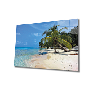 Palmiye Cam Tablo 36x23 cm