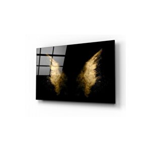 Melek Kanatları Cam Tablo 50x70 cm