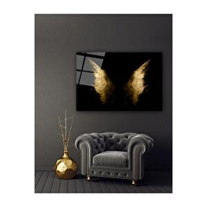 Melek Kanatları Cam Tablo 70x110 cm