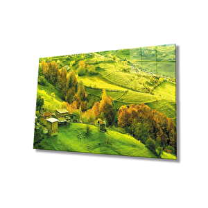 Green Nature Landscape Dayanıklı 36x23 cm