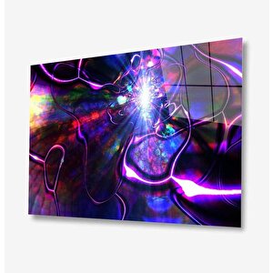 Hareketli Soyut Cam Tablo 50x70 cm