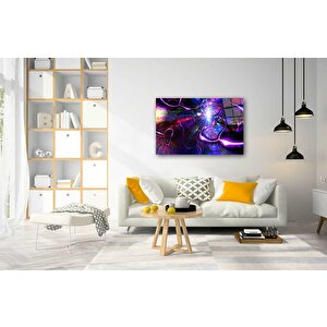 Hareketli Soyut Cam Tablo 50x70 cm