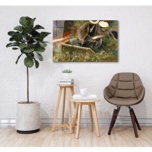 Klasik Resimler Cam Tablo 36x23 cm