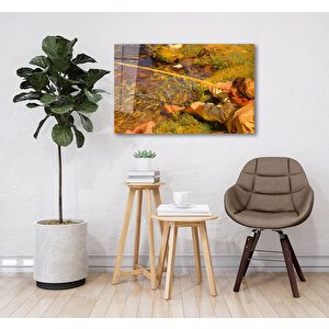 Klasik Resimler Cam Tablo 90x60 cm