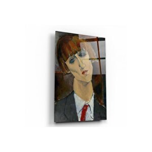 Erkek Silüeti Cam Tablo 50x70 cm