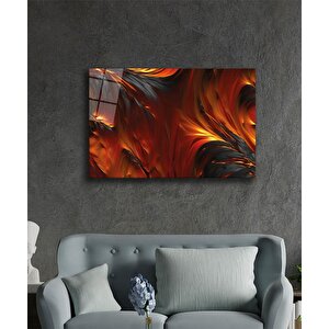 İllüstrasyon Cam Tablo Illustration Art 90x60 cm