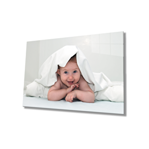 Bebek Cam Tablo Baby Table 110x70 cm