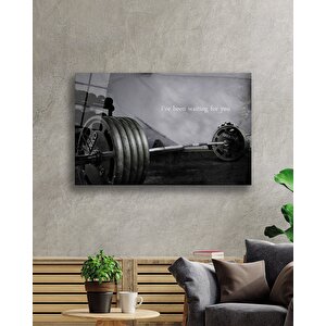 Spor Fıtnes Cam Tablo Sports Fitness 50x70 cm