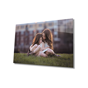Kız Çocukları Cam Tablo 50x70 cm