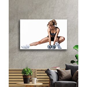 Spor Fıtnes Cam Tablo Sports Fitness 36x23 cm