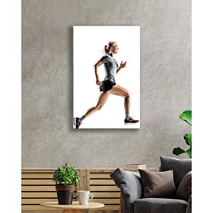 Spor Fıtnes Cam Tablo Sports Fitness 36x23 cm