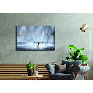 Yağmurda Sevgililer Tablo 50x70 cm