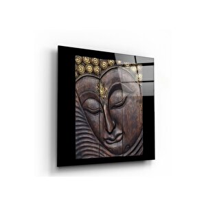 Insan Silüeti Cam Tablo 80x80 cm