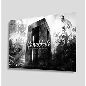 Çanakkale Şehitler Anıtı Cam Tablo 36x23 cm