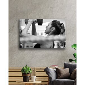 Siyah Beyaz İnsan Fotoğrafları Cam Tablo 50x70 cm