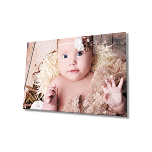 Bebek Cam Tablo Baby Table 36x23 cm