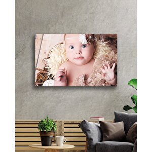Bebek Cam Tablo Baby Table 90x60 cm