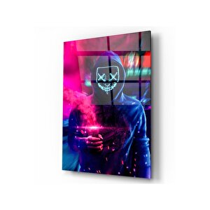 Neon Maske Cam Tablo 50x70 cm