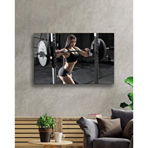 Spor Fıtnes Cam Tablo Sports Fitness 50x70 cm