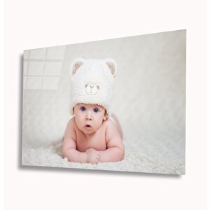 Bebek Cam Tablo 36x23 cm