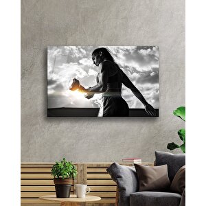 Spor Fıtnes Cam Tablo Sports Fitness 50x70 cm