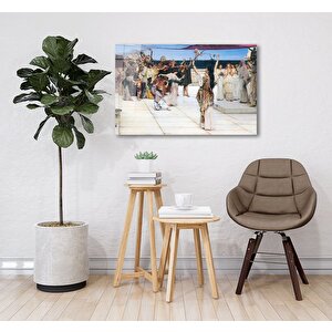 Klasik Resimler Cam Tablo 36x23 cm