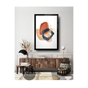 Soyut Cam Tablo 60x90 cm