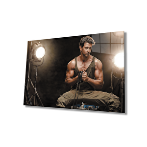 Spor Fıtnes Cam Tablo Sports Fitness 90x60 cm