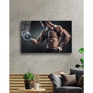 Spor Fıtnes Cam Tablo Sports Fitness 36x23 cm