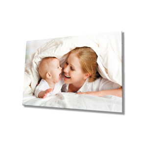 Anne Bebek Cam Tablo Mother Baby Table 36x23 cm