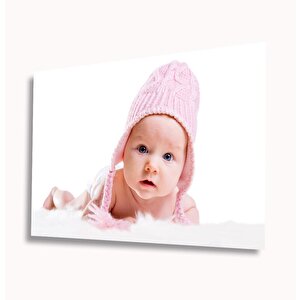 Bebek Cam Tablo 36x23 cm