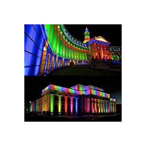 Arge Led Kırmızı Wallwasher Duvar Boyama 67 Cm (24w) 67 cm