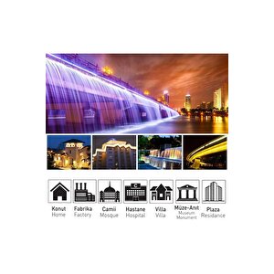 Arge Led Kırmızı Wallwasher Duvar Boyama 67 Cm (24w)