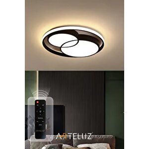 Modern Çi̇ft Yuvarlak Model Plafonyer Avi̇ze (50 Cm)