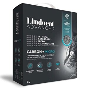 Advanced Carbon + Micro Aktif Karbonlu Kedi Kumu 6 L