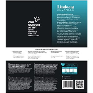 Lindocat Advanced Carbon + Micro Aktif Karbonlu Kedi Kumu 6 L