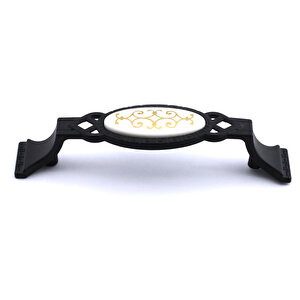 Palmira (96 Mm -9.6 Cm) Siyah Metal Mobilya Mutfak Dolabı Çekmece Dolap Kapak Kulpu Kulbu Kulpları