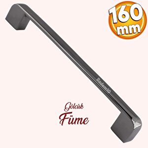 Gölcük 160 Mm Mutfak Kulpu Füme Renk Çekmece Dolap Kapak Kulbu Metal Kulp Mobilya Dolabı Kulpları